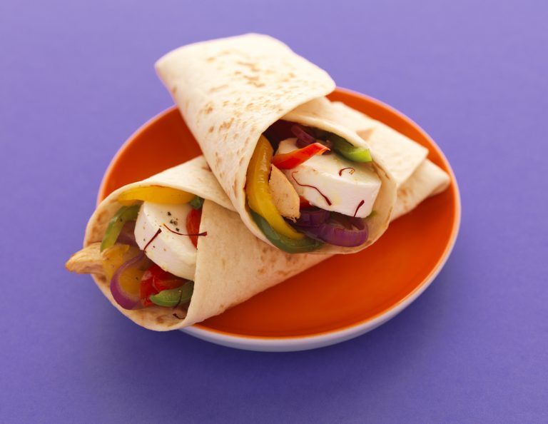 Wrap de Chèvre et Légumes Marinés Soignon Professionnel