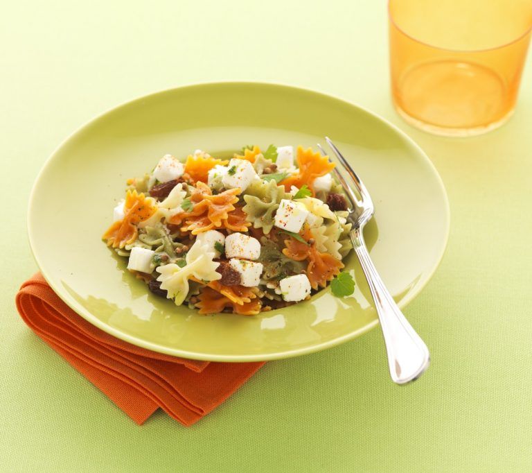 Salade de Pâtes et Cubes de Chèvre Soignon