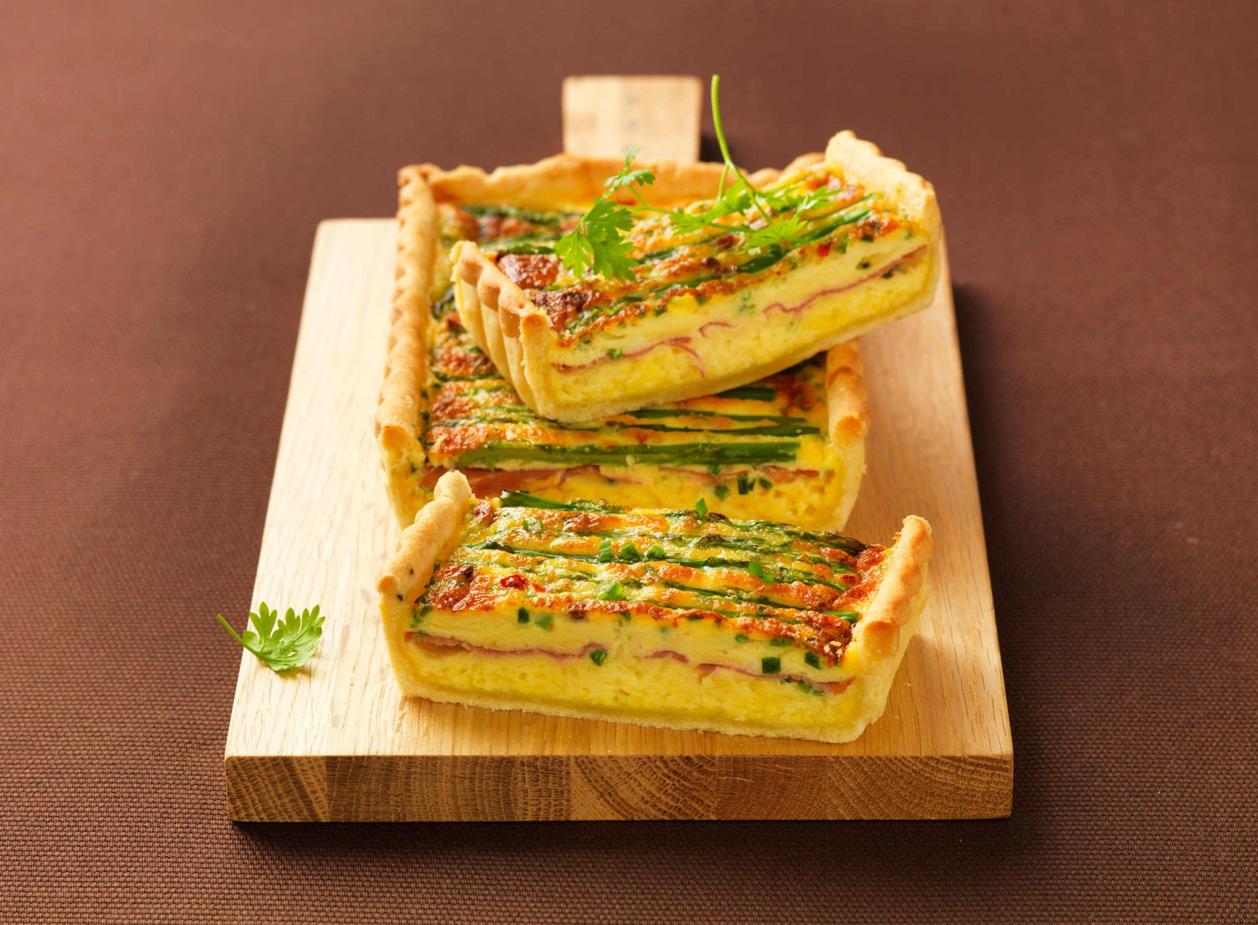 Quiche jambon cru asperge Grand Fermage