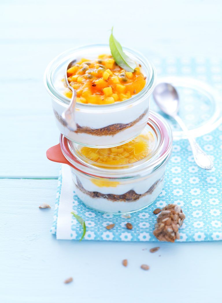 Fromage Blanc aux Fruits Exotiques et Spéculoos La Viette