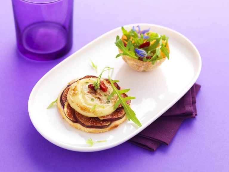 Tarte Fine aux Figues et Chèvre