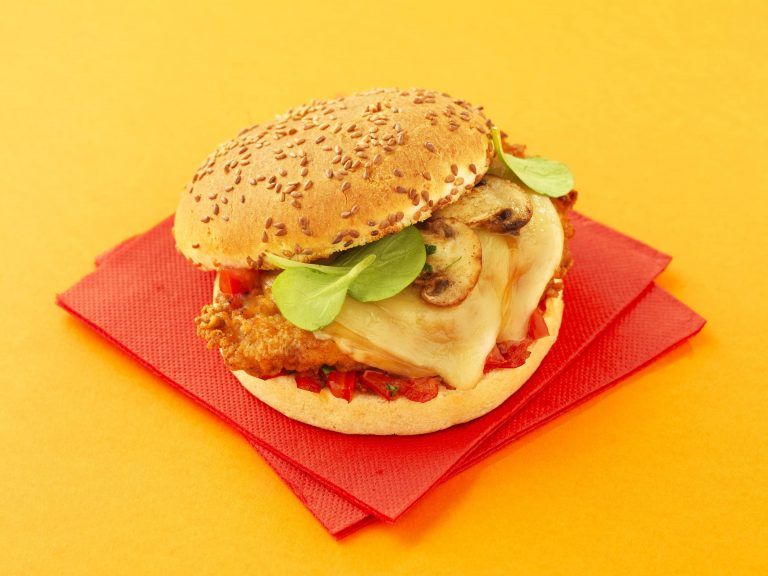 Burger croustillant poulet Provolone Maestrella