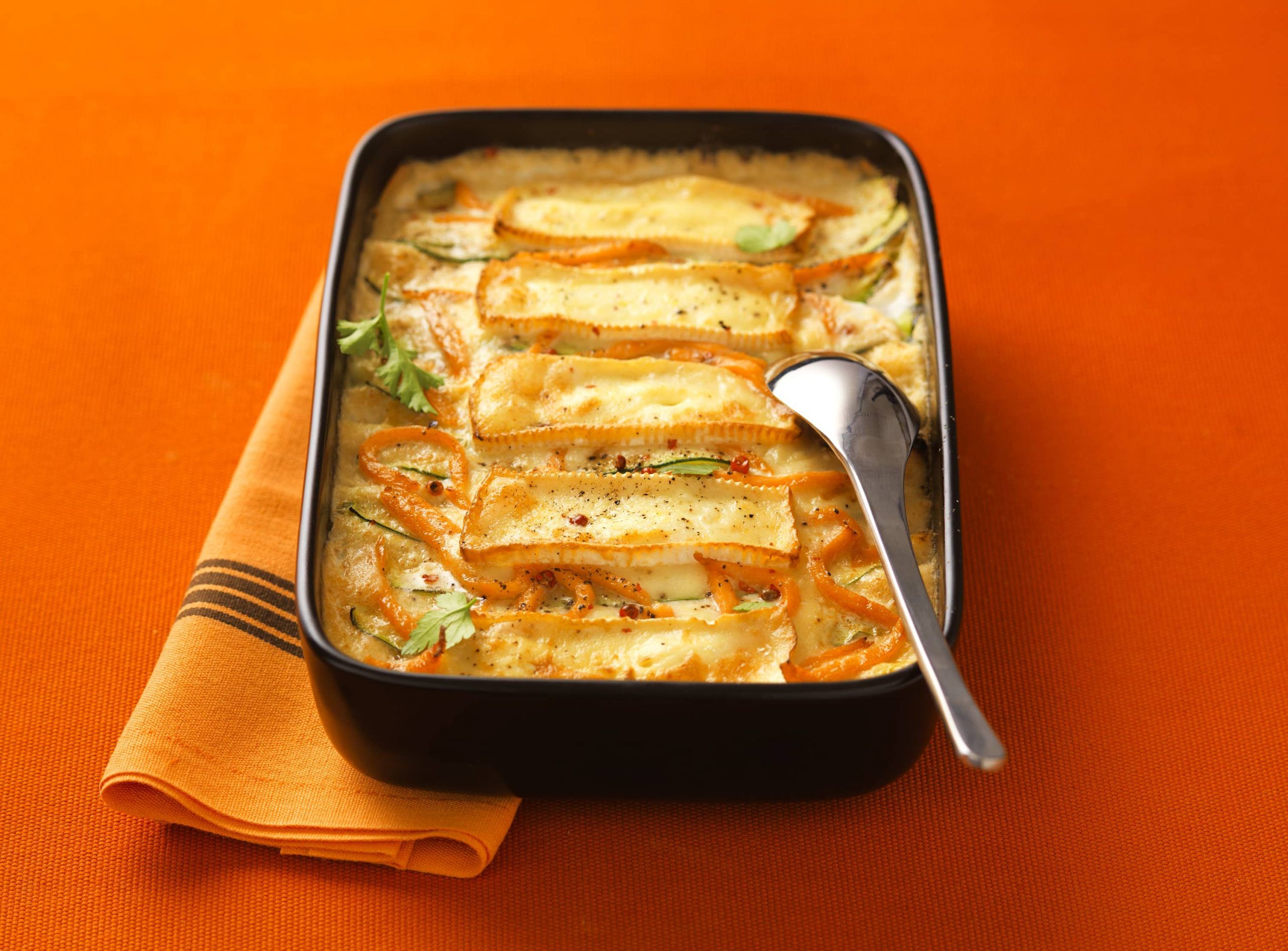 Lasagnes légumes camembert Grand Fermage