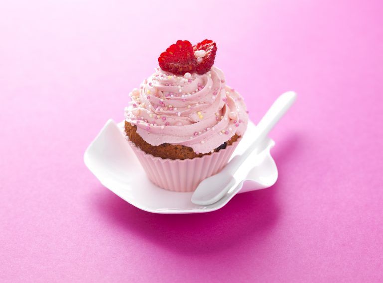 Cupcakes au Chèvre Frais et aux Framboises