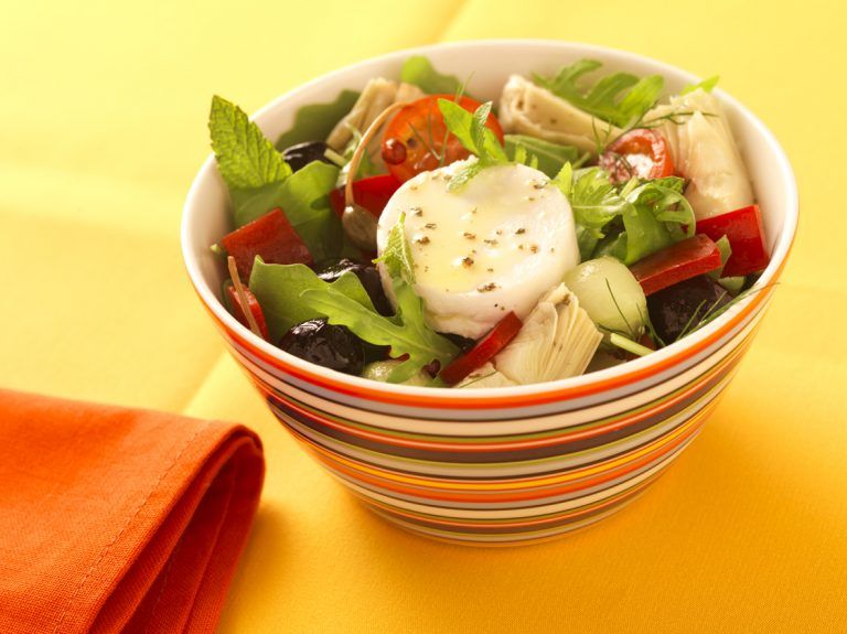 Salade Crétoise au Chèvre Soignon