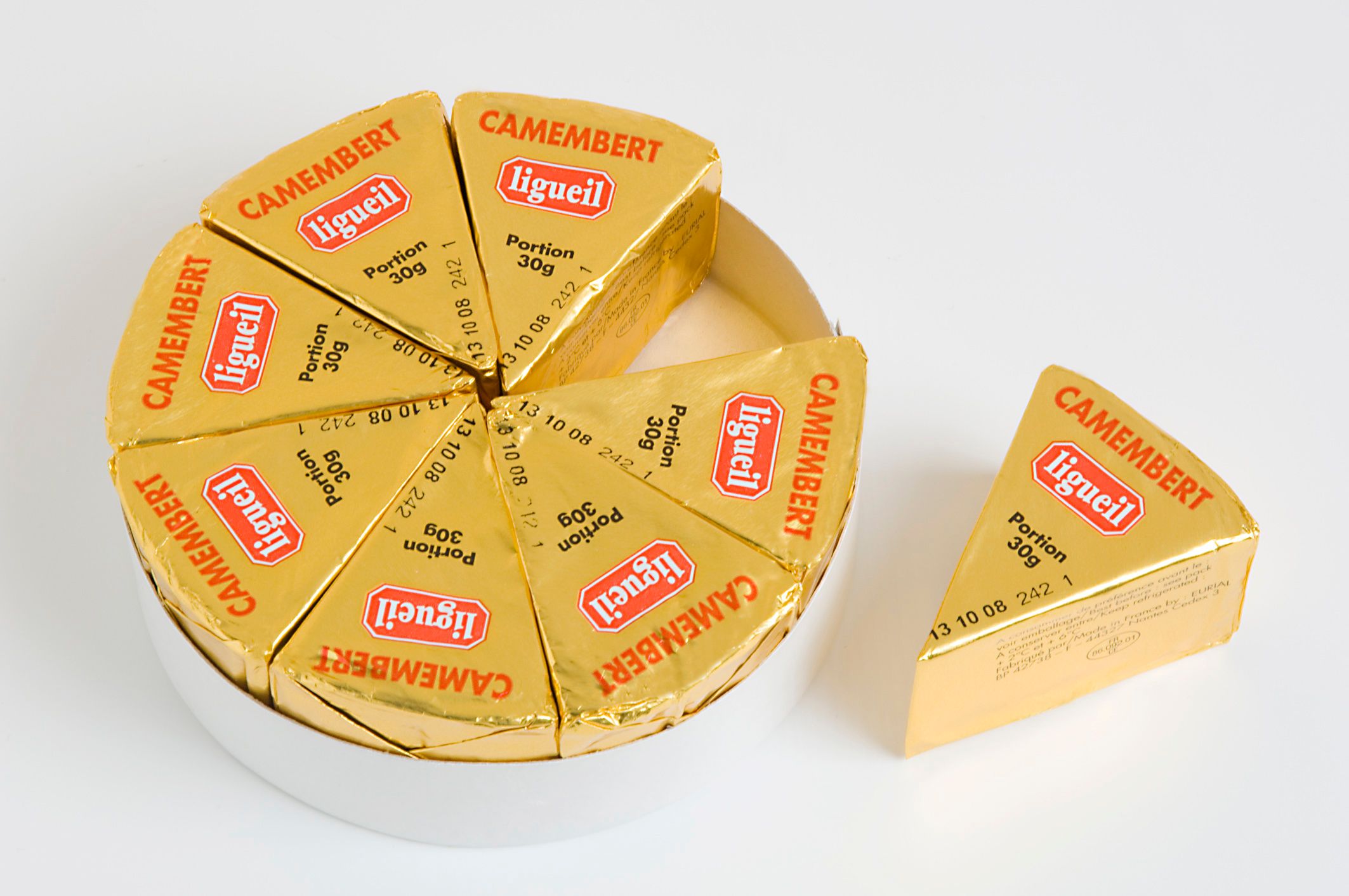 Camembert portion Eurial food service & industry