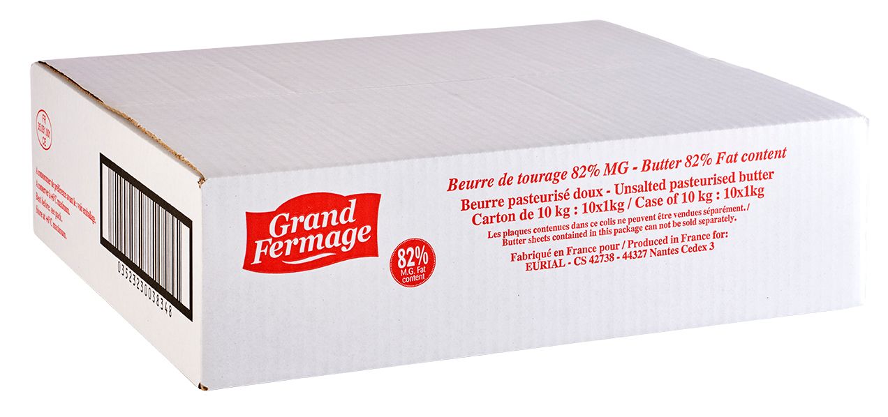 Beurre de tourage 82% MG - Eurial food service & industry