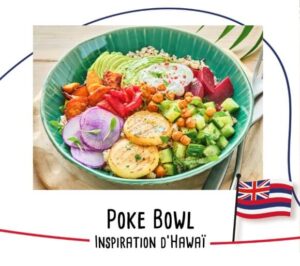 Polaroid poke bowl inspiration Hawai