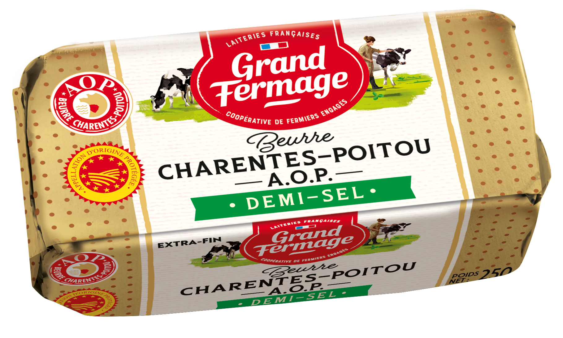 Beurre Charentes-Poitou beurre de tourage extra-fin 2 kg
