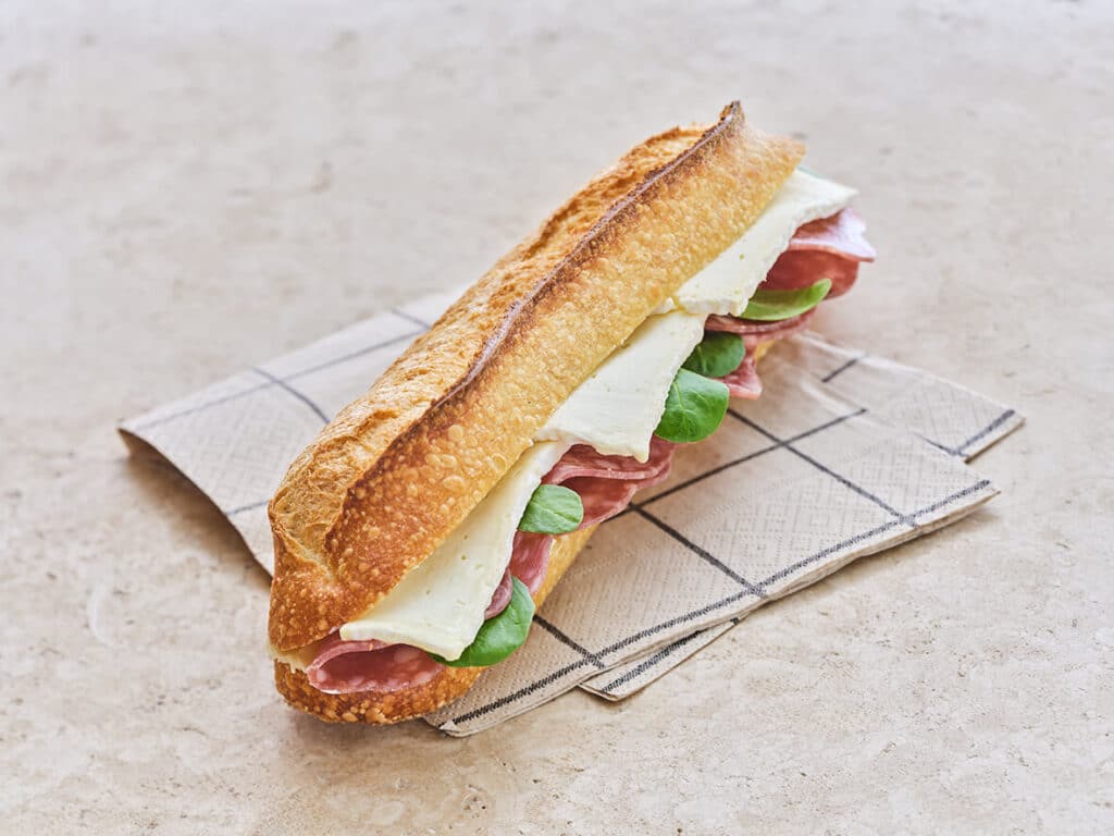 sandwich au camembert et rosette